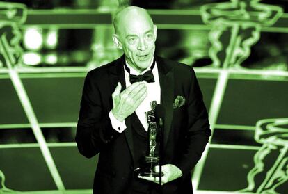 J.K. Simmons apostó por el mensaje conmovedor, y acertó. Fue premado con el Oscar por su papel en Whiplash (2014).