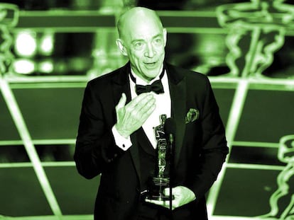 J.K. Simmons apostó por el mensaje conmovedor, y acertó. Fue premado con el Oscar por su papel en Whiplash (2014).