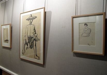 Un aspecto de la exposición de Rafael Zabaleta.