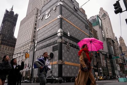 Tienda de Louis Vuitton en la Quinta Avenida de Nueva York.