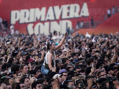 Ambiente durante el concierto de Troye Sivan en el Primavera Sound.