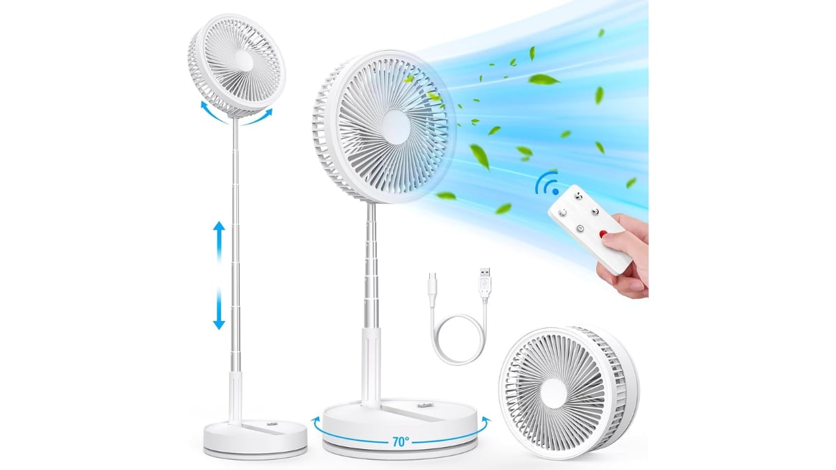 Este ventilador portátil tiene más de 5.000 valoraciones en Amazon.