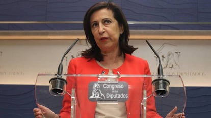 La portavoz parlamentaria del PSOE, Margarita Robles.