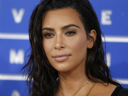 Kim Kardashian en los premios MTV Video Music, este 2016, en Nueva York.