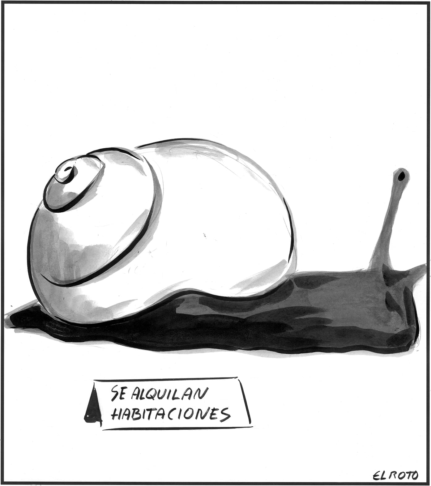 El Roto: el caracol alquila