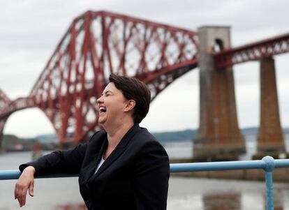 Ruth Davidson en South Queensferry, el 1 de junio.