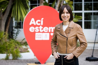 Diana Morant, nueva secretaria general del PSPV PSOE de la Comunidad Valenciana, este domingo en Benicàssim, donde se ha celebrado el congreso socialista.