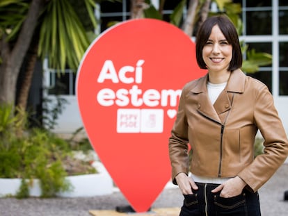 Diana Morant, nueva secretaria general del PSPV PSOE de la Comunidad Valenciana, este domingo en Benicàssim, donde se ha celebrado el congreso socialista.