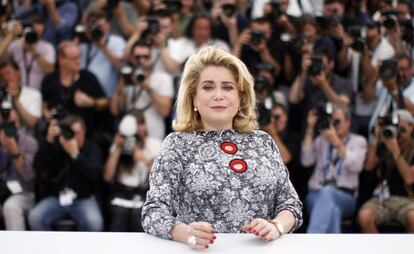 Catherine Deneuve, en el Festival de Cannes de 2015.