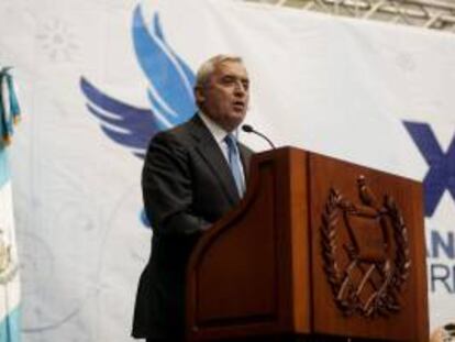 El presidente de Guatemala Otto Pérez Molina. EFE/Archivo