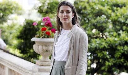 Carlota Casiraghi, durante las jornadas de filosofía.