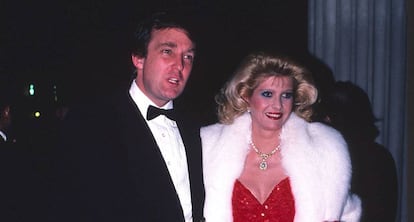 Ivana y Donald Trump en Nueva York durante los a&ntilde;os ochenta. 