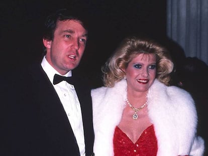 Ivana y Donald Trump en Nueva York durante los a&ntilde;os ochenta. 