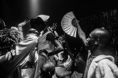 Evento clandestino de baile drag durante el Orgullo de Lagos, en Nigeria, en 2024.