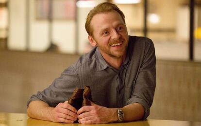 El actor Simon Pegg.