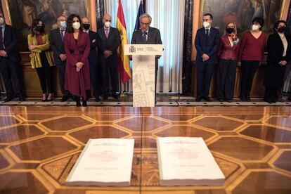 Presentación del 'Libro Blanco sobre la Reforma Tributaria', el pasado jueves en el Ministerio de Hacienda, en Madrid.