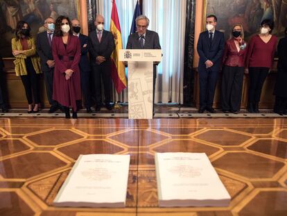 Presentación del 'Libro Blanco sobre la Reforma Tributaria', el pasado jueves en el Ministerio de Hacienda, en Madrid.