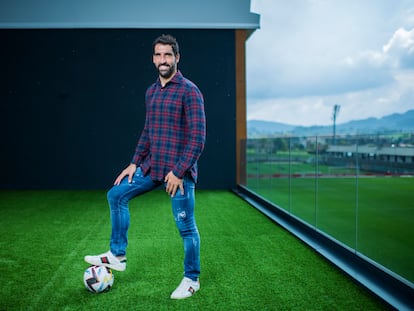 Raúl Garcia, en Lezama, antes de la entrevista.