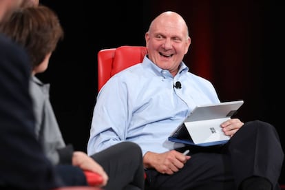 Steve Ballmer en el escenario de Code Conference.