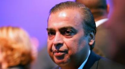 Mukesh Ambani, jefe de Reliance Industries.