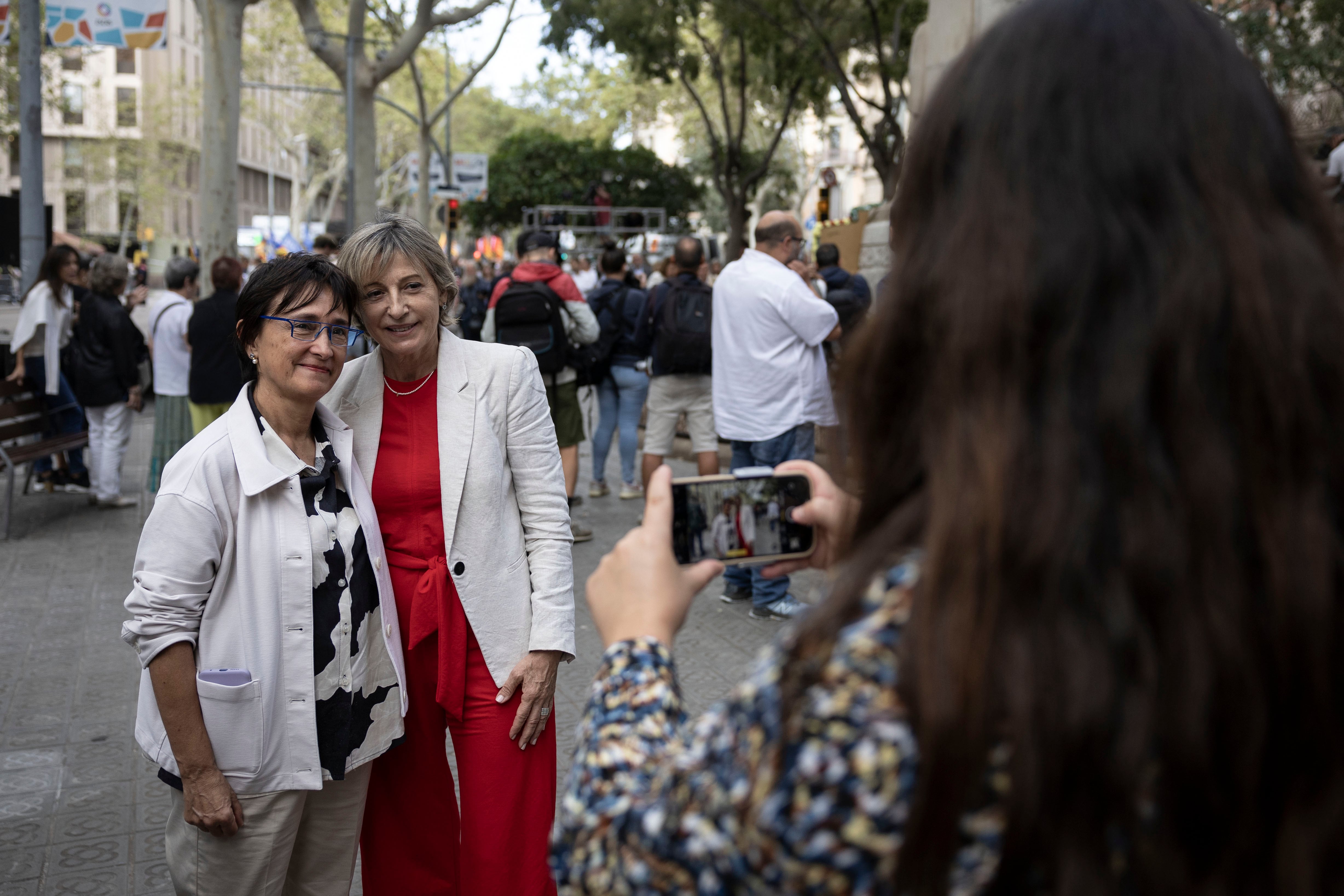 En la Diada con la reina de las Diadas, Carme Forcadell: “No tengo la ilusión de antes” 