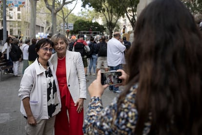 Carme Forcadell, durante los actos de la Diada de este miércoles.