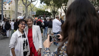 Carme Forcadell, durante los actos de la Diada de este miércoles.