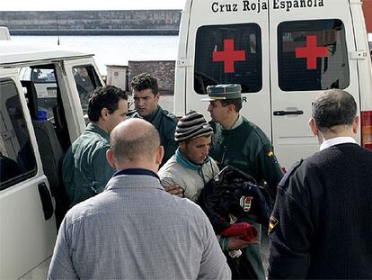 Inmigrantes interceptados cerca de Cala Manzano