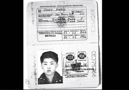 O passaporte brasileiro com a foto de Jong-un foi emitido em nome de Josef Pwag.