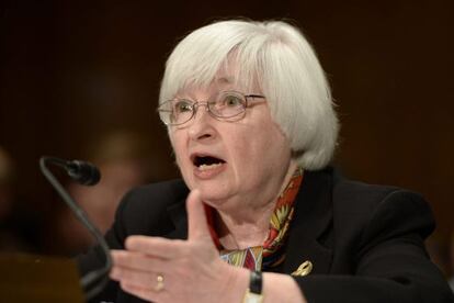 A presidenta do Fed, Janet Yellen.