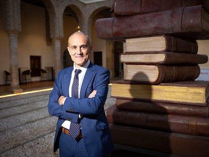 Rafael Guzmán en el Palacio de Congresos de Córdoba, el 19 de febrero.