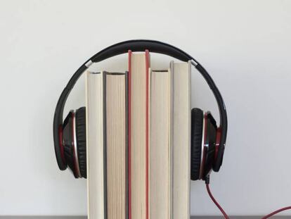 Imagen visual que simboliza los audiolibros.