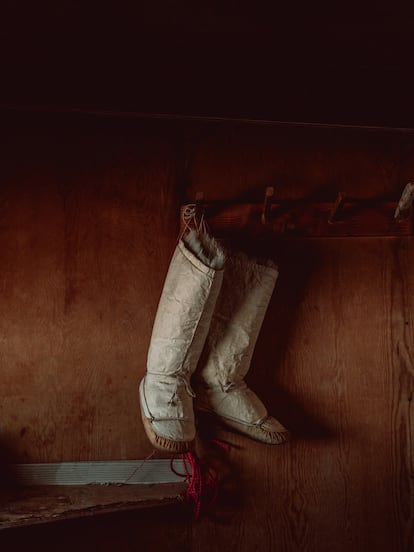 Unas ‘kamiks’ o botas tradicionales groenlandesas.