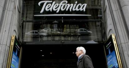 Tienda central de Telefónica en Madrid.