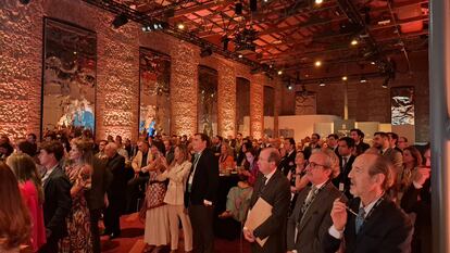 Asistentes al 15 aniversario de Cazorla Abogados, celebrado en la Real Fábrica de Tapices (Madrid).