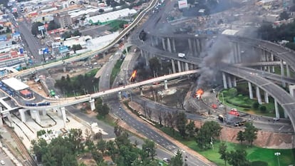La explosión ha ocurrido en la calzada Ignacio Zaragoza, a la altura del puente de la Concordia.