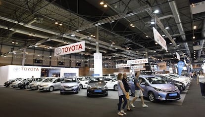 Vehículos de Toyota en el Salón del Vehículo de Ocasión en Madrid