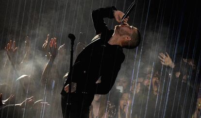 Zayn Malik en un concierto en California.