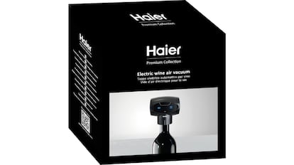 El dispositivo elimina el aire de las botellas de vino abiertas.