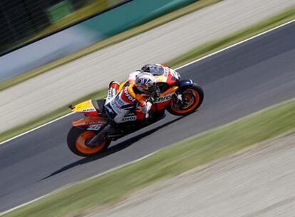 Pedrosa, durante la jornada de entrenamientos