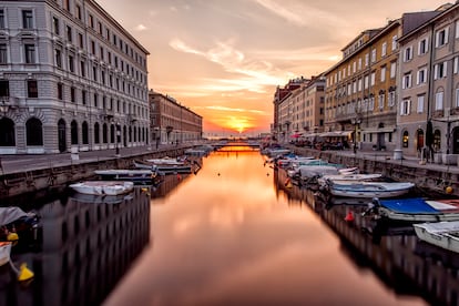 El Gran Canal de Trieste.