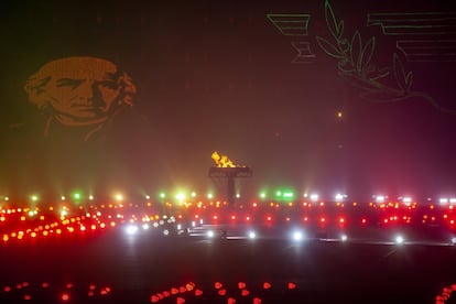 El fuego que celebra la esperanza y homenajea a las víctimas de la covid-19.