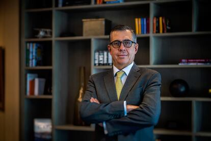 Carlos Serrano, economista de BBVA Bancomer, en sus oficinas de Ciudad de México.
