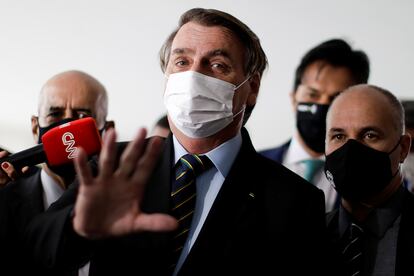 O presidente Jair Bolsonaro no dia 25.