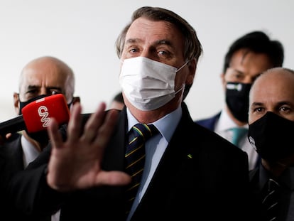 O presidente Jair Bolsonaro no dia 25.