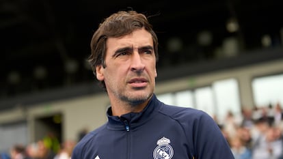Raúl González durante un partido del Real Madrid Castilla el pasado mes de octubre.