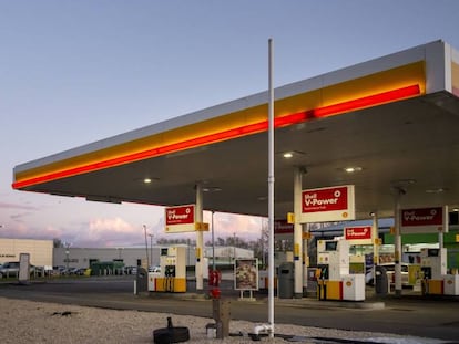 Gasolinera de Shell en Cardiff (Gales).