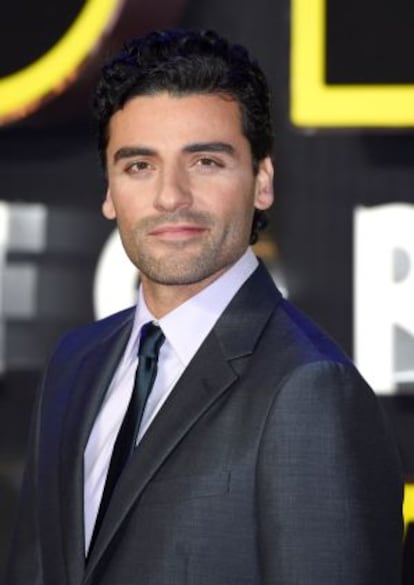 Oscar Isaac, en la presentación de ‘El despertar de la Fuerza’ en Londres.