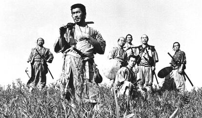 Fotograma de 'Los siete samurais' (1954).