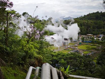 Isla de Célebes (Indonesia), donde el cultivo de palmeras de Palmira ayuda al medio ambiente y proporciona ingresos a la población. Mediante energía geotérmica, una fábrica produce una tonelada de azúcar al mes sin generar desperdicios.